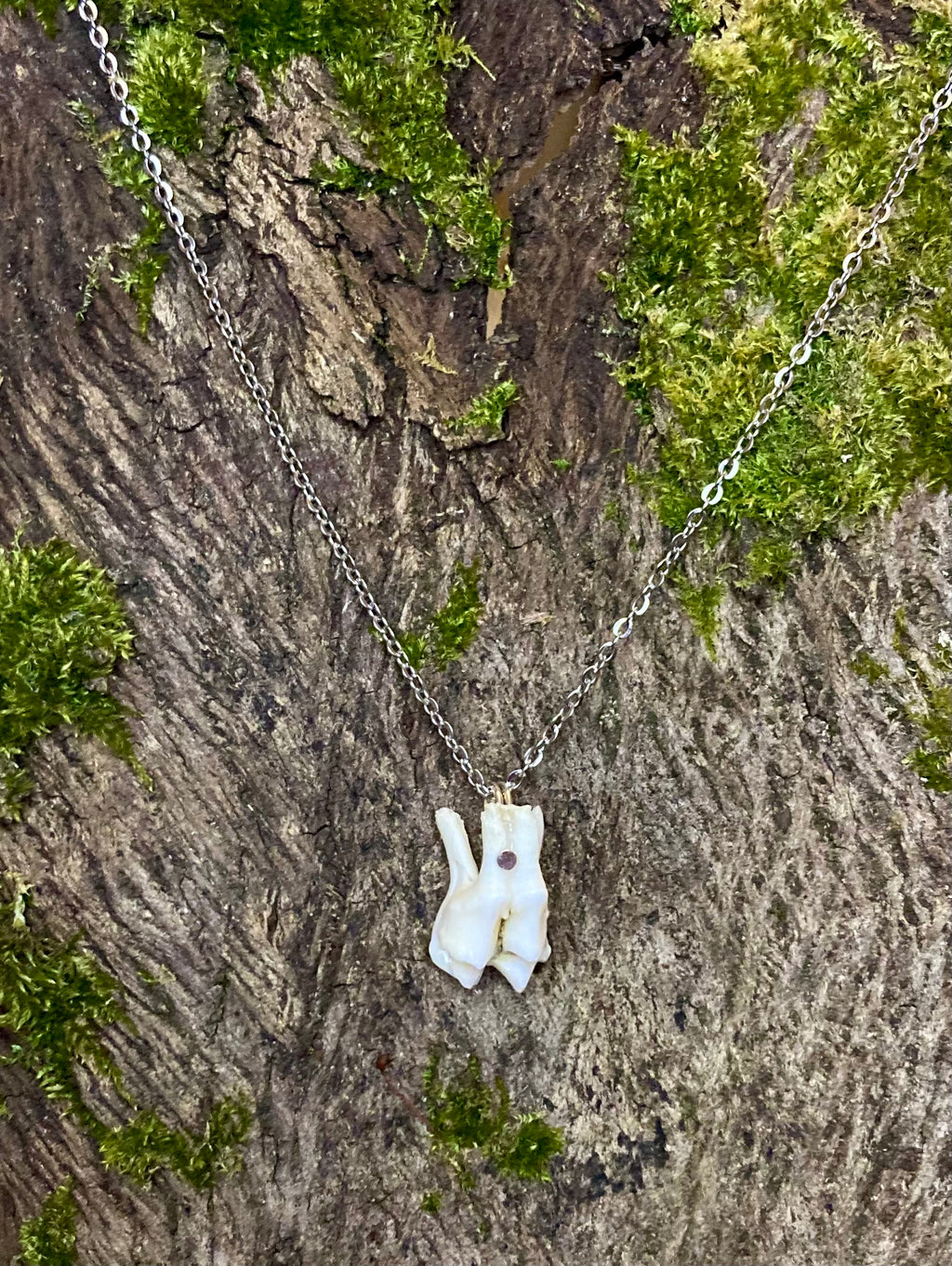 “Broken” bone necklace [reduced]