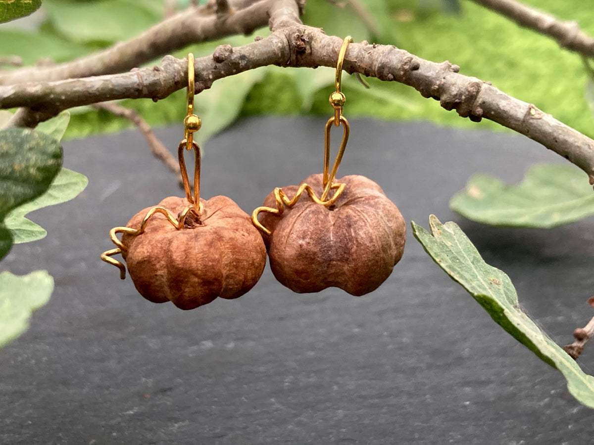 ‘Putka pumpkin’ earrings