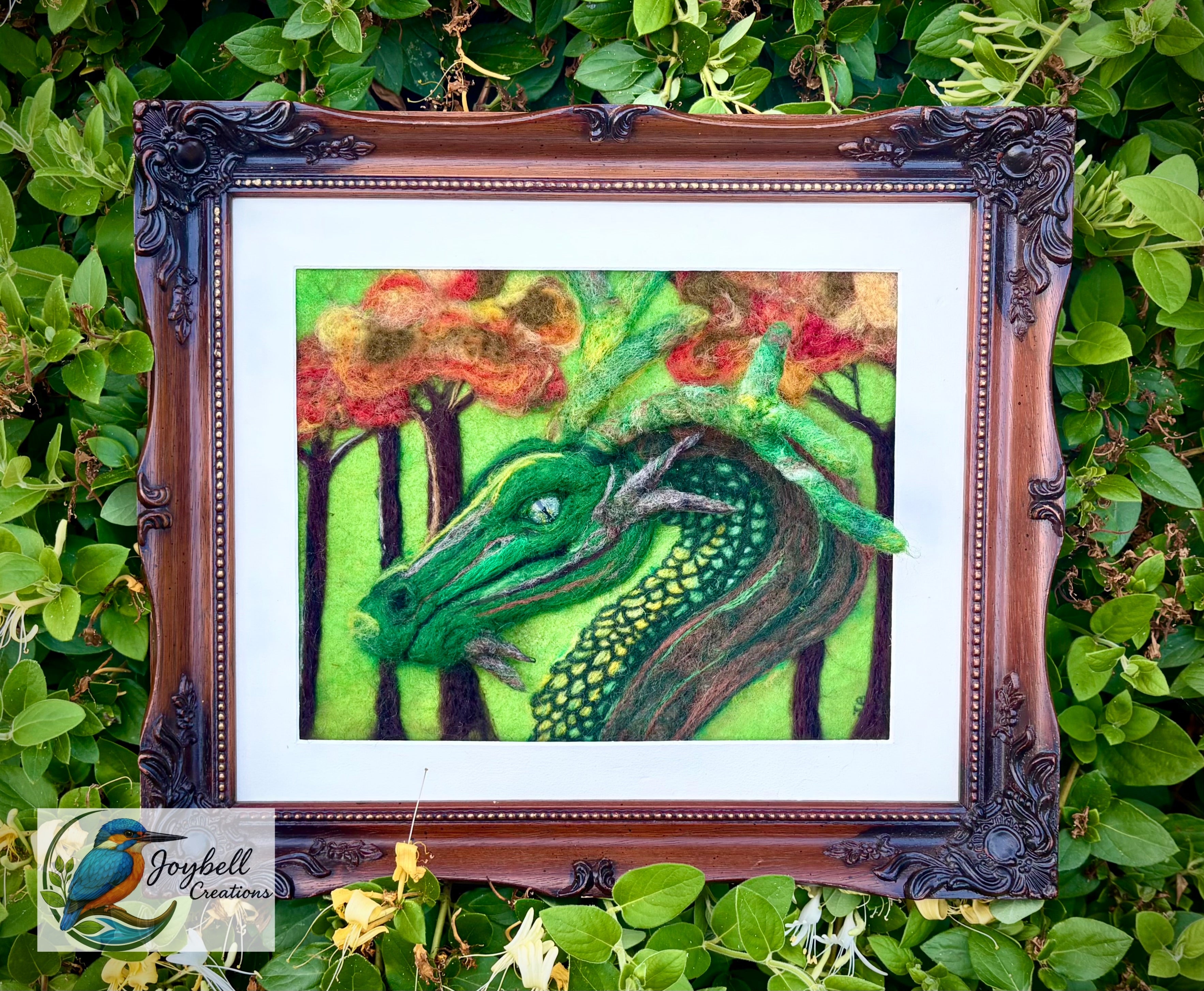 ‘The Forest Dragon’ wool art