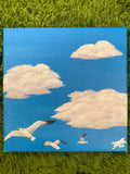 “The Gulls” - acrylic painting