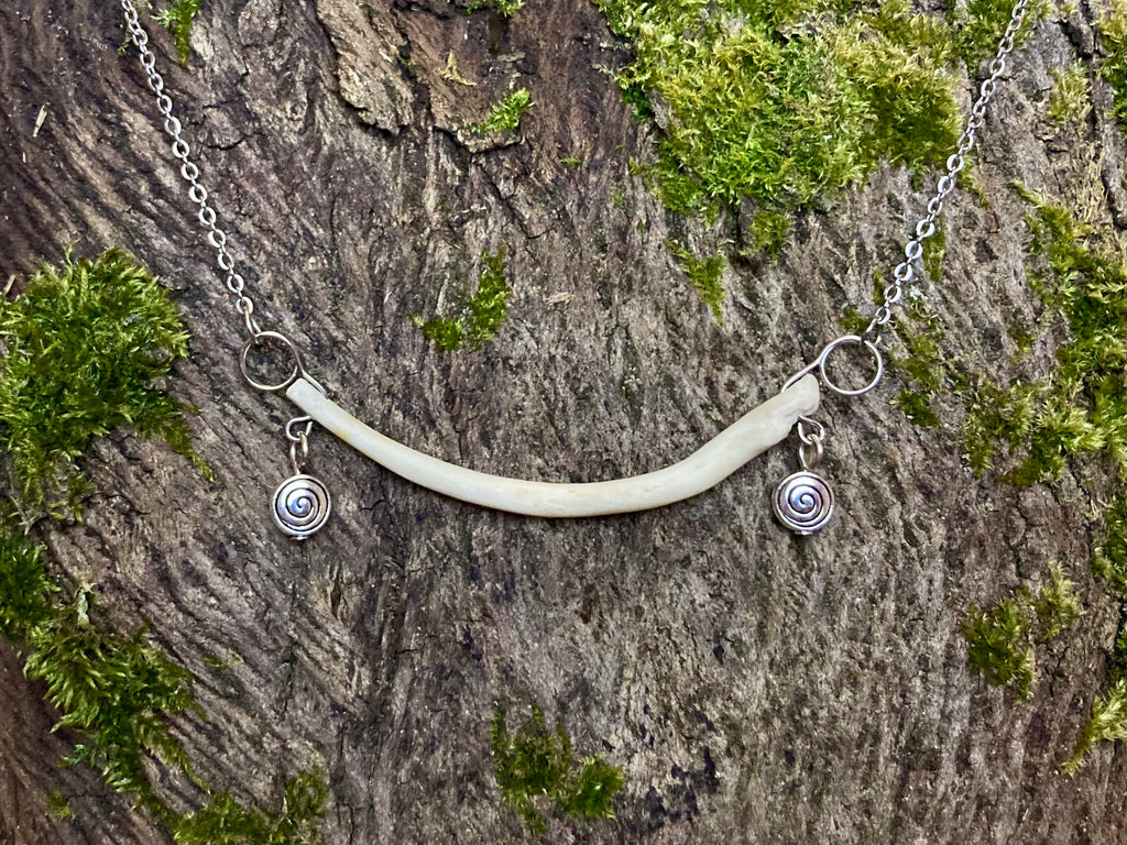 “Viking” bone necklace