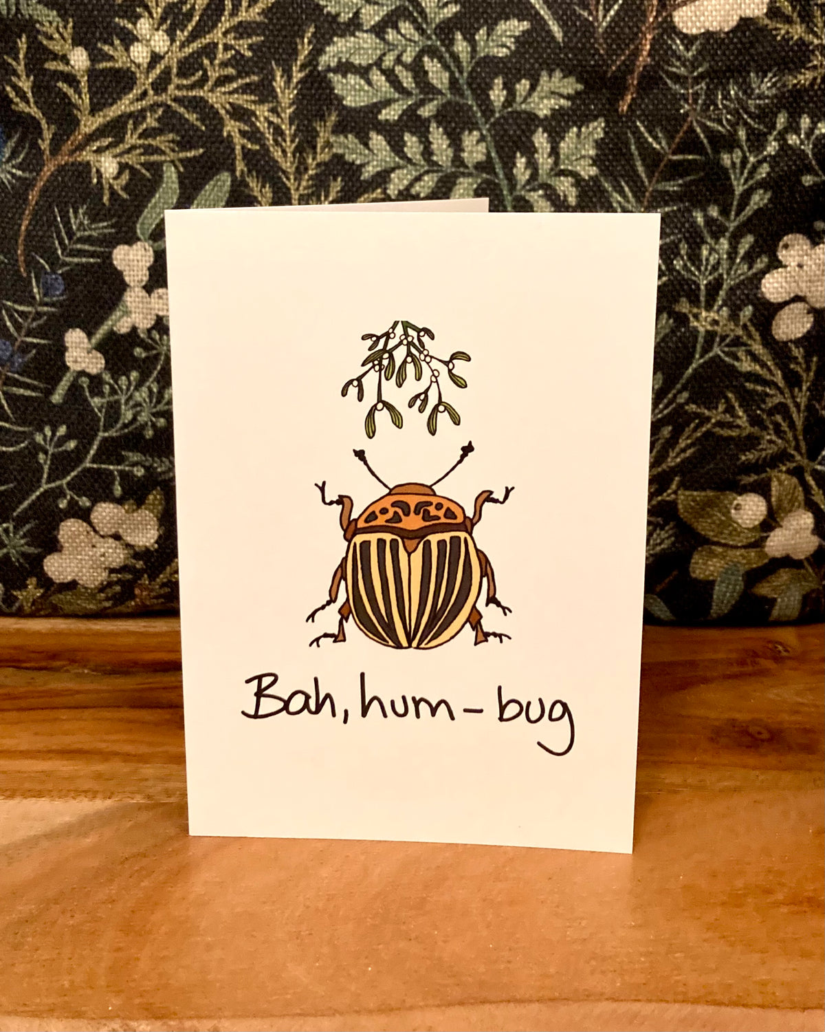 “Bah, hum-bug” greetings card