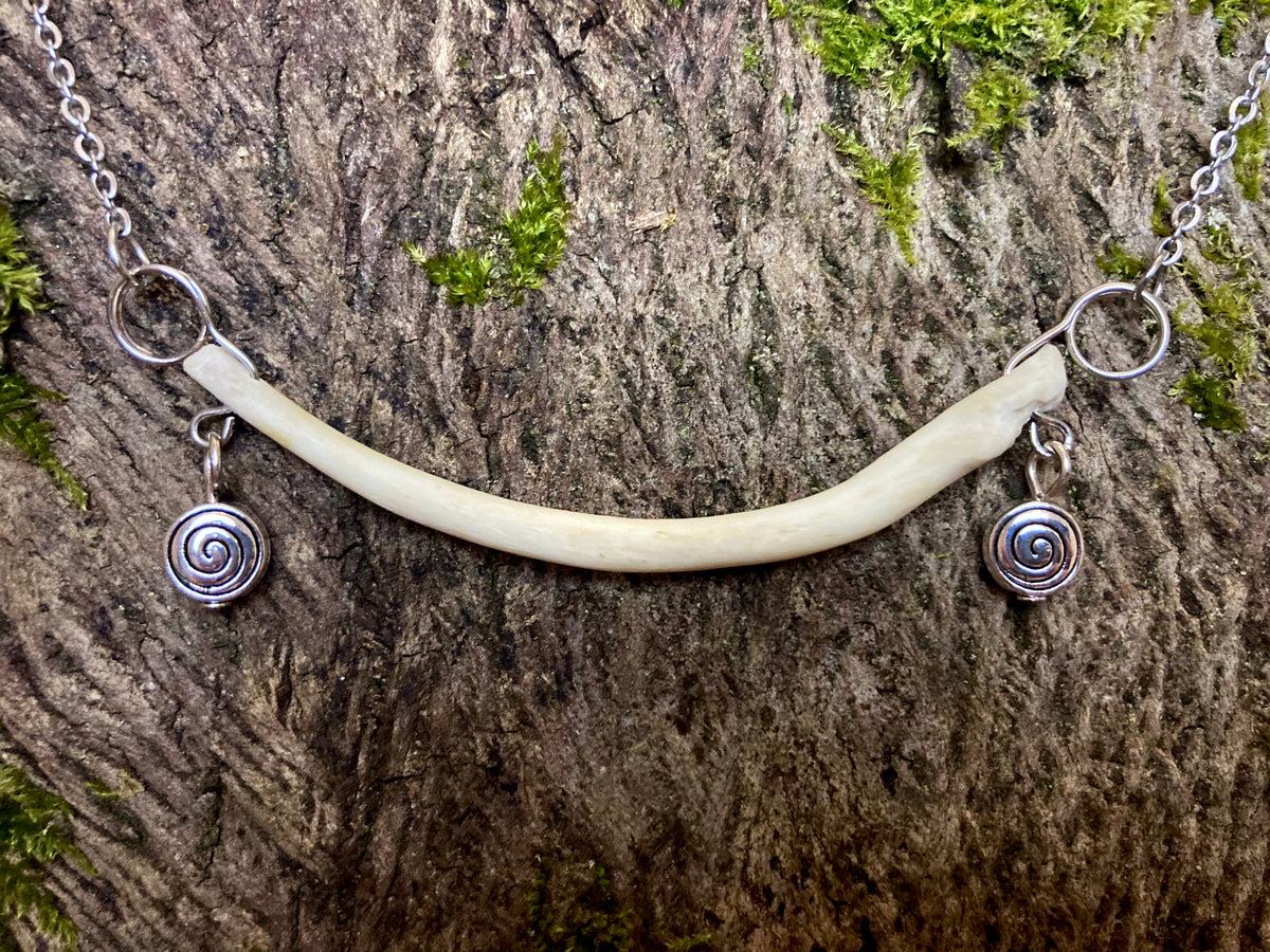 “Viking” bone necklace