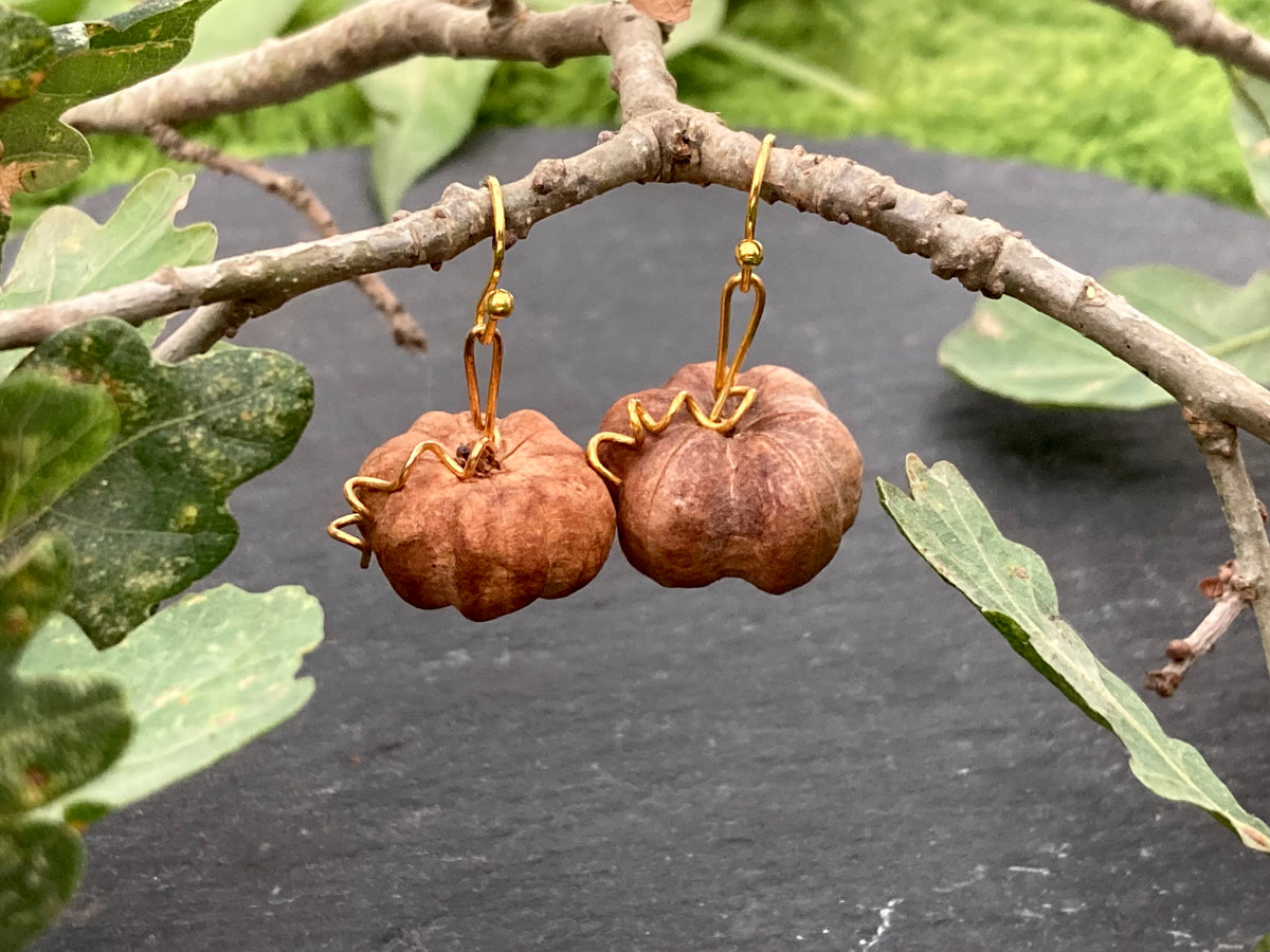 ‘Putka pumpkin’ earrings