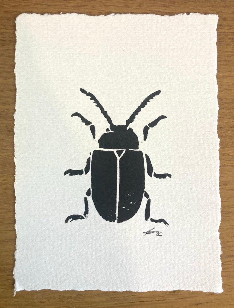 Meadow Dwellers - limited edition linocut print