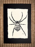 ‘Wasp Spider’ limited edition linocut print
